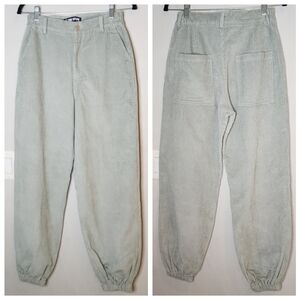 The Kript Mint Harriet Corduroy Jogger Pants Size Small Stretch Waist